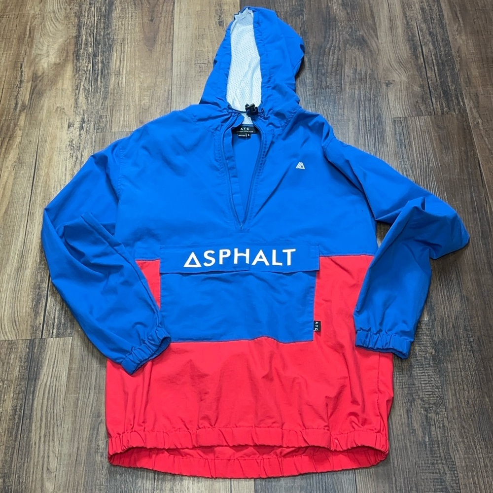Asphalt Quarter Zip Pull-Over Windbreaker